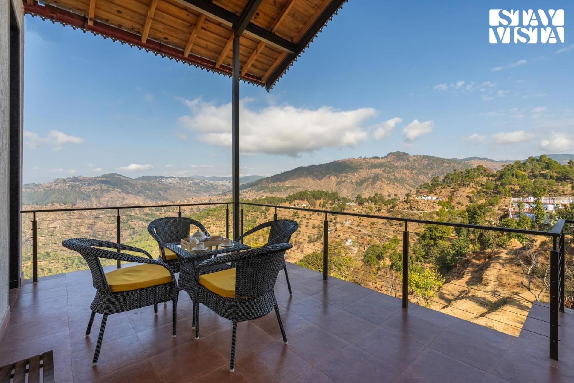 Stayvista At Amulyam Villa With Lawn & Bonfire Mukteshwar Exteriör bild