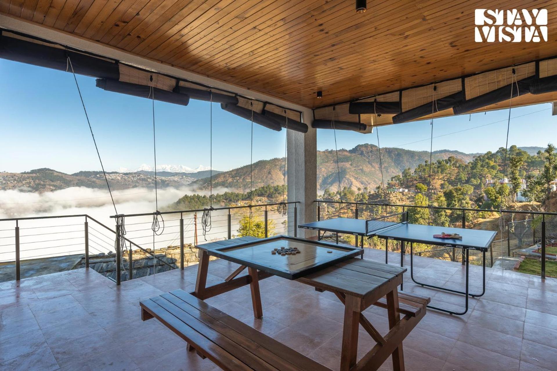 Stayvista At Amulyam Villa With Lawn & Bonfire Mukteshwar Exteriör bild
