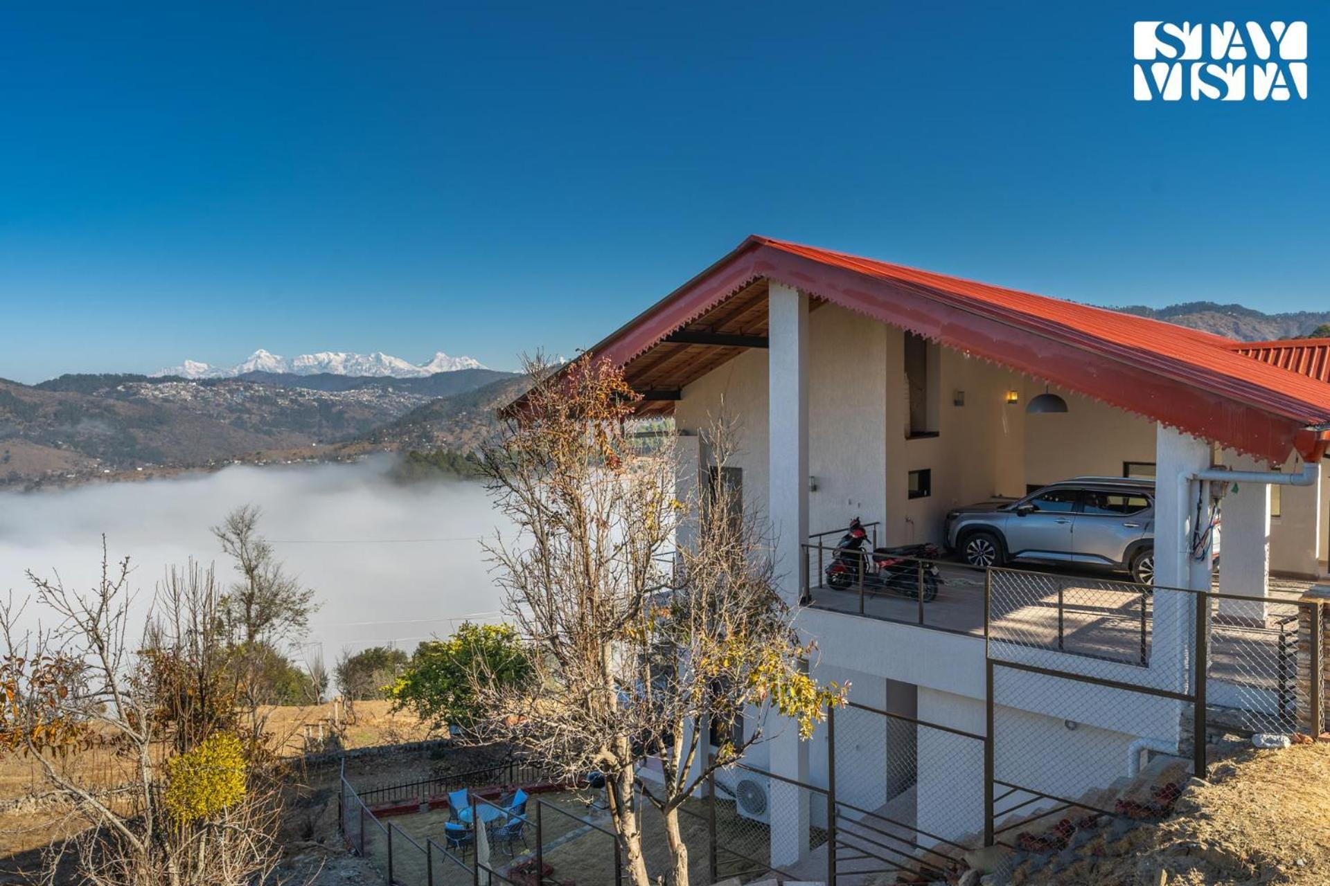Stayvista At Amulyam Villa With Lawn & Bonfire Mukteshwar Exteriör bild
