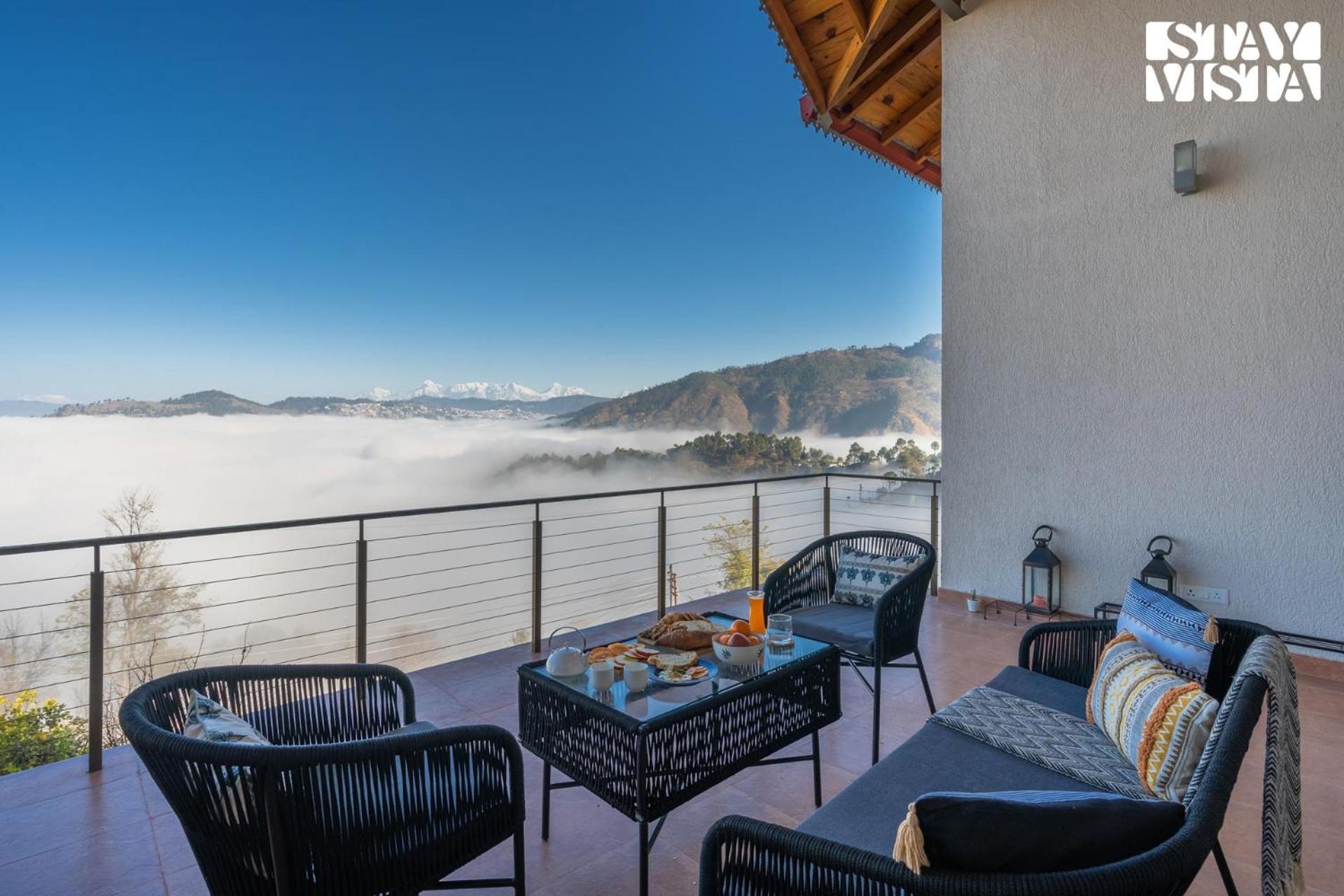 Stayvista At Amulyam Villa With Lawn & Bonfire Mukteshwar Exteriör bild